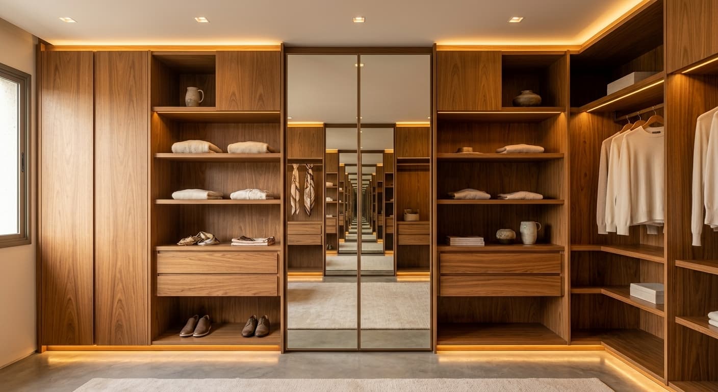 closet com marcenaria em freijó